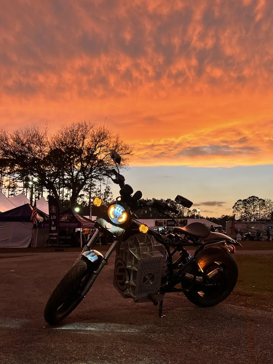 MidKnight at sunset during Daytona Bike Week